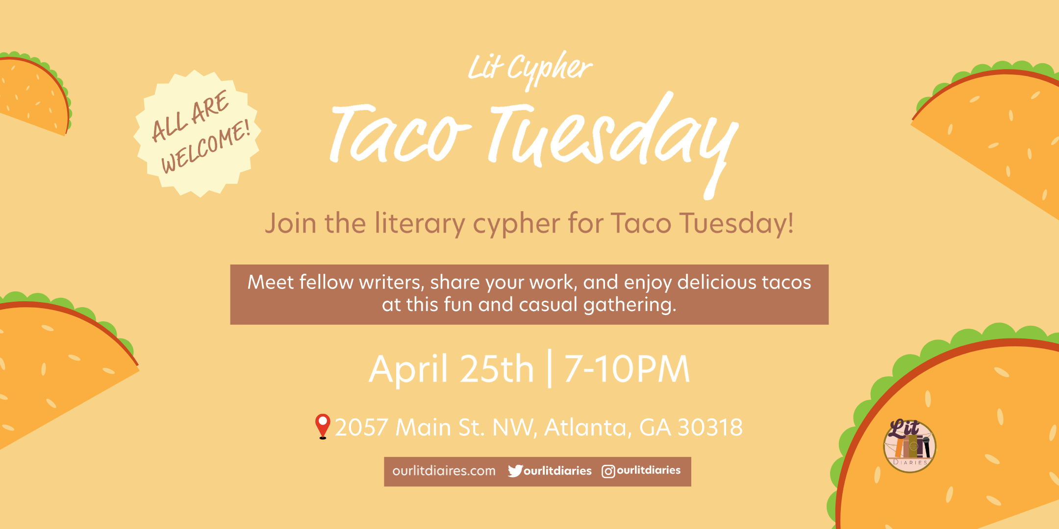 Lit Cypher Taco Tuesday (Eventbrite)